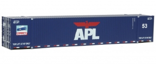 Walthers HO 53' Corrugated-Side Container - American President Lines APL