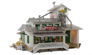 Woodland Scenics H&H Feed Mill - HO Scale