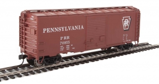 Walthers Mainline HO 40´ ACF Welded Boxcar - Pennsylvania Railroad #70955