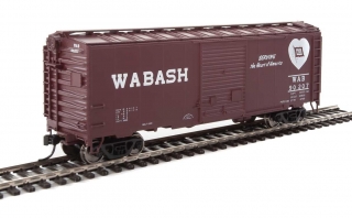 Walthers Mainline HO 40´ ACF Welded Boxcar - Wabash #90207