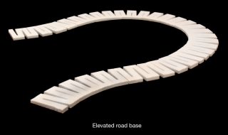 Woodland Scenics "Road Risers" - rovné podloží - výška 6.35mm