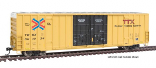 Walthers Mainline HO 60' High-Cube Boxcar - TTX #662266 (red logo)