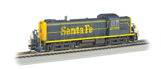 Bachmann HO Alco RS-3 - Santa Fe (Blue & Yellow) #2099 - DCC + Sound