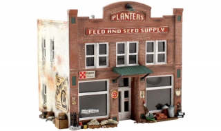 Woodland Scenics Planters Feed and Seed Supply - HO Scale Kit