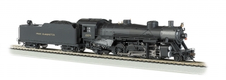 Bachmann HO Light Mikado 2-8-2 - Pere Marquette #2378